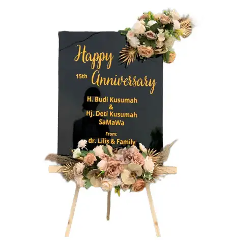 Papan Bunga Akrilik Barisan